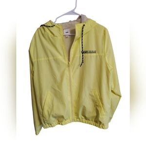 Womens Vans Lemon Yellow Raincoat Size Large